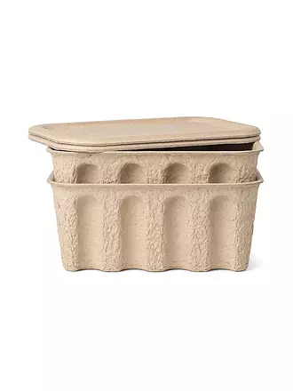 FERM LIVING | Set di scatole portaoggetti Paper Pulp Small 2 pz | 